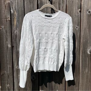 Broadway 38 white sweater size small